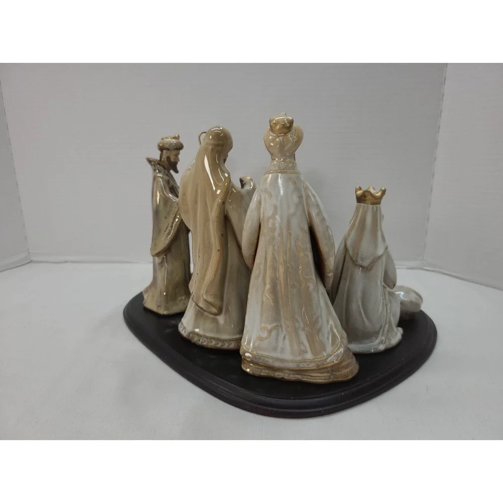 Vintage Kirkland's Porcelain Navitivy Set 13‎ Pieces #071371  Separate Jesus EUC